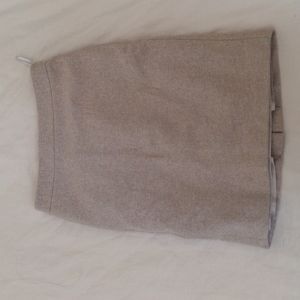 The wool pencil skirt JCrew